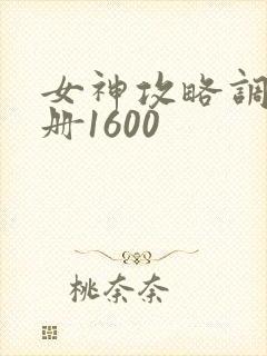 女神攻略调教手册1600