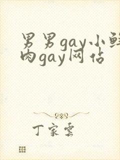 男男gay小鲜肉gay网站