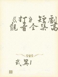 《打》短剧免费观看全集高清