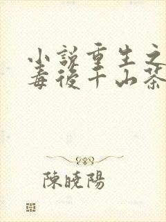 小说重生之将门毒后千山茶客目录封面