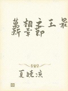 万相之王最近更新章节封面