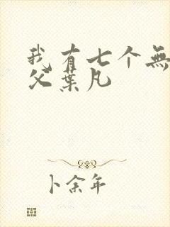 我有七个无敌师父叶凡