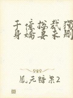 千亿总裁独宠替身娇妻未删减封面