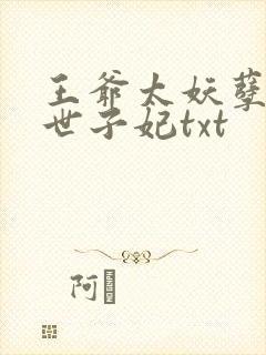王爷太妖孽腹黑世子妃txt封面