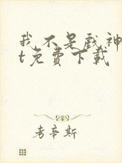 我不是戏神txt免费下载封面