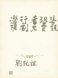 潜行者38集电视剧免费观看下载封面