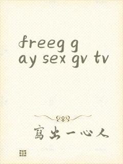 freeg gay sex gv tv封面