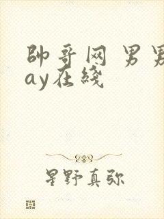 帅哥网 男男gay在线