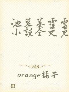 池慕蓁霍云霆的小说全文免费阅读