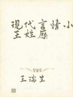 现代言情小说男主姓历