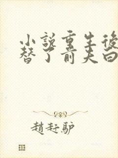小说重生后我顶替了前夫白月光