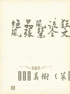 绝品风流狂医林风张慧全文阅读无删减