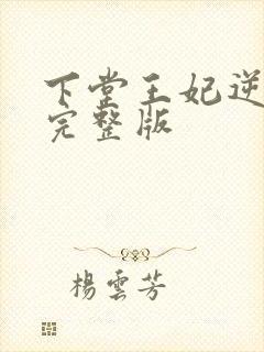 下堂王妃逆袭记完整版封面