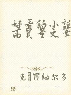 好看的小说古言高质量文笔好封面