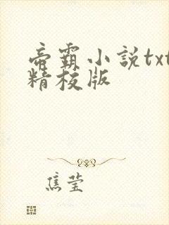 帝霸小说txt精校版