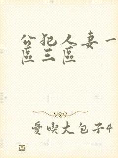 公犯人妻一区二区三区
