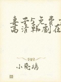 妻子5免费完整高清韩剧在线看