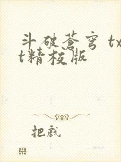 斗破苍穹 txt精校版封面