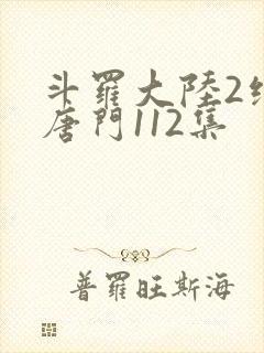 斗罗大陆2绝世唐门112集