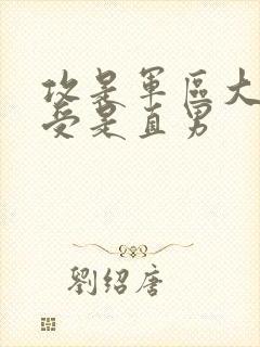 攻是军区大佬,受是直男