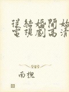 从结婚开始恋爱电视剧高清免费观看封面