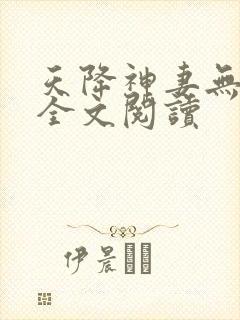 天降神妻无删减全文阅读