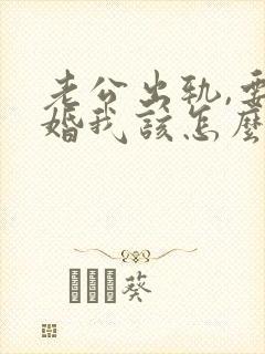 老公出轨,要离婚我该怎么办
