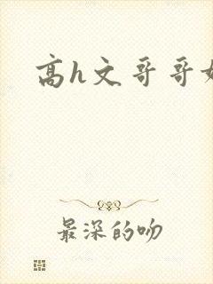 高h文哥哥妹妹