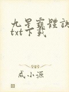 九星霸体诀龙尘txt下载
