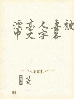 漂亮人妻被公强中文字幕封面