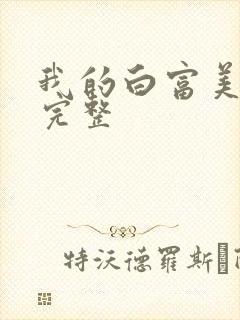 我的白富美老婆完整封面