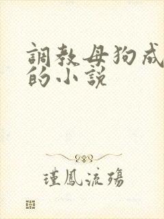调教母狗成马奴的小说封面