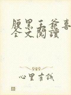 腹黑王爷喜当爹全文阅读封面