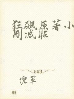 狂飙原著小说未删减版