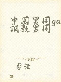 中国男同gay调教男同