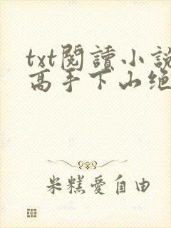 txt阅读小说高手下山绝美师姐想祸害我封面