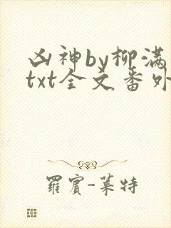 凶神by柳满坡txt全文番外封面