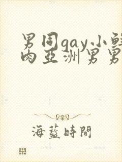 男同gay小鲜肉亚洲男男在线观看
