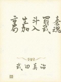 重生斗罗秦明开局加入武魂殿