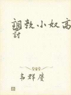 调教小奴高潮惩罚