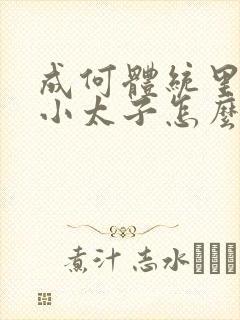 成何体统里面的小太子怎么来的封面