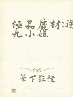 极品废材:逆天九小姐封面