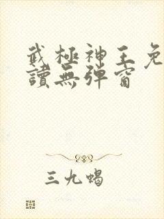 武极神王免费阅读无弹窗