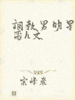 调教男明星成禁脔h文
