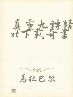 真灵九转精校txt下载奇书网封面
