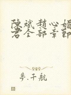 陈斌赵心媚高婉君全部章节