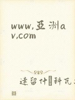 www,亚洲av,com封面