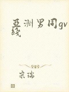 亚洲男同gv在线