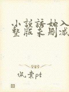 小说诱她入怀完整版未删减小说