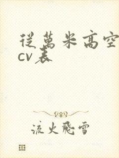 从万米高空降临cv表